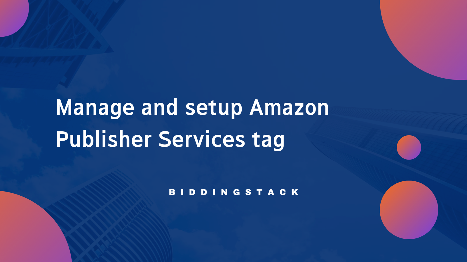 amazon aps with BiddingStack